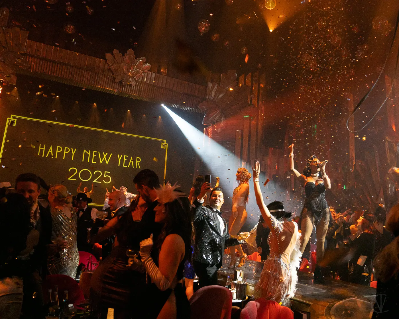 New Year's Eve celebration at Voltaire Las Vegas