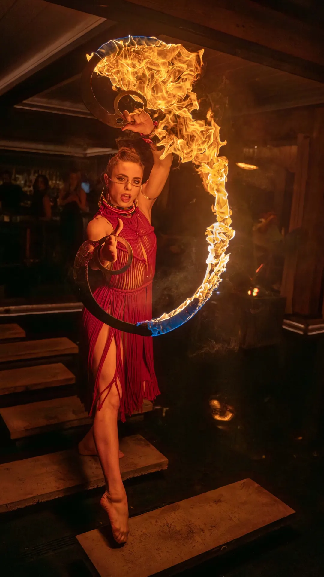 BURN fire performance show by Circensia at Mila Miami