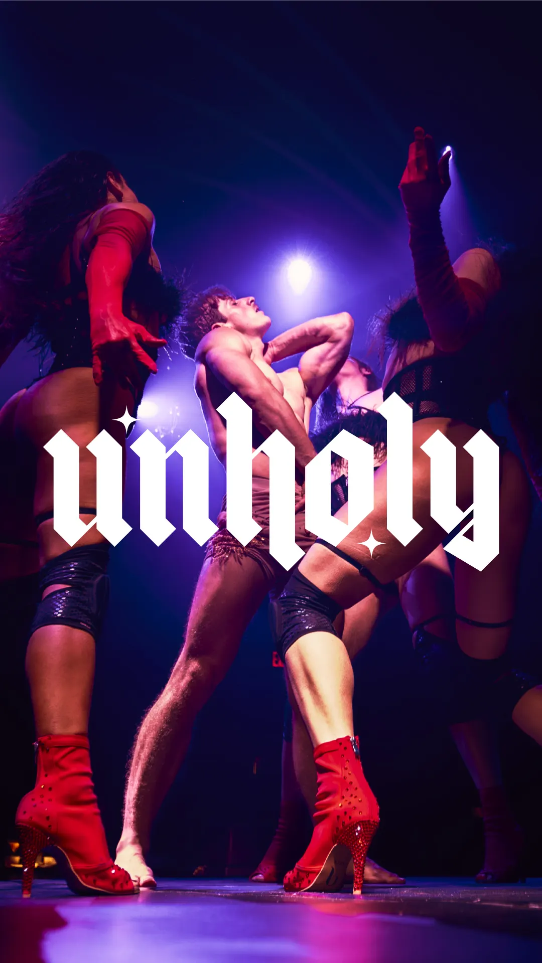 UNHOLY gothic circus show poster by Circensia