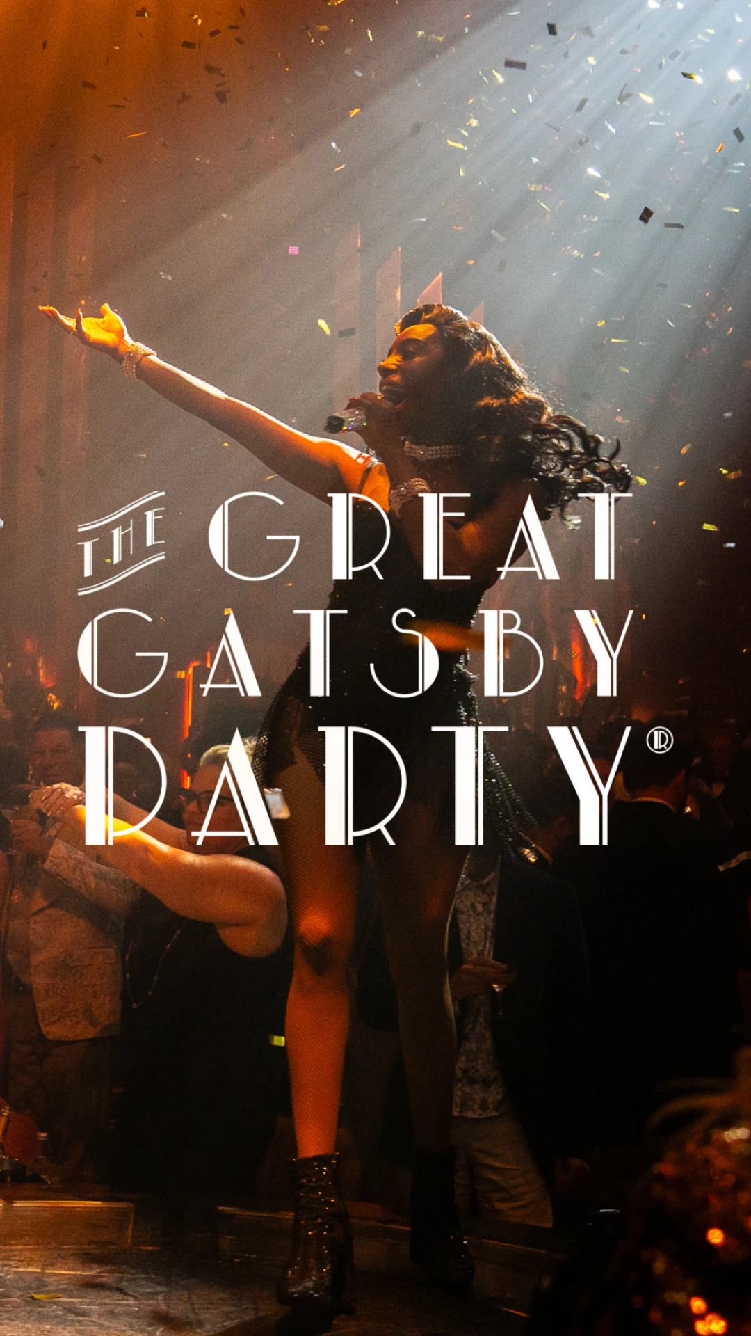 The Great Gatsby Party immersive experience by Circensia